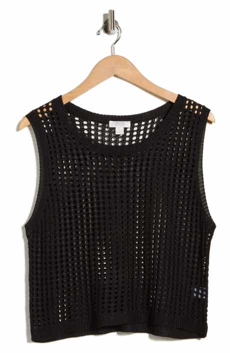 NORDSTROM RACK Open Knit Tank