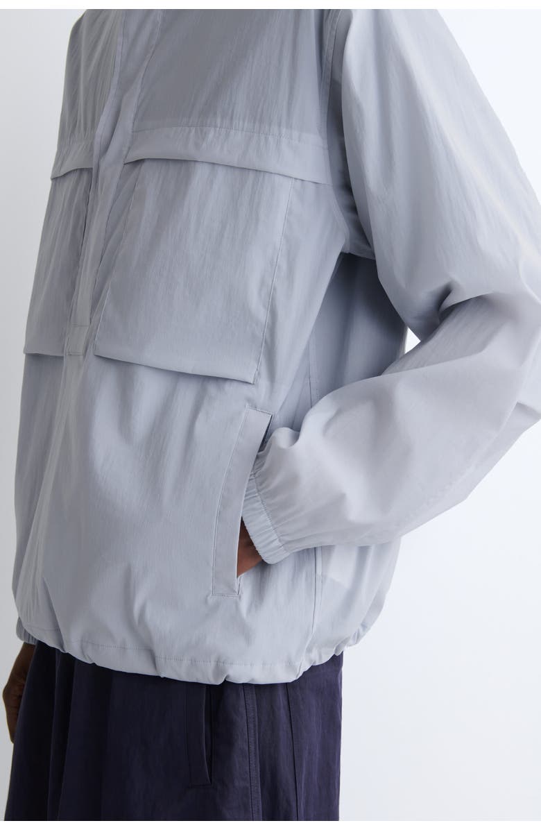 COS Oversized Water-Resistant Anorak Jacket, Alternate, color, Light Blue