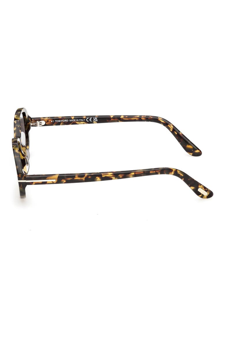 49mm Small Iggy Oval Sunglasses, Alternate, color, TORTOISE SHELL HAVANA / MIRROR