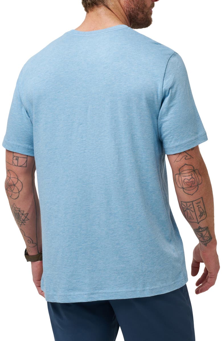 TravisMathew Hoot & Hollar 2.0 Cotton Graphic T-Shirt, Alternate, color, Heather Allure