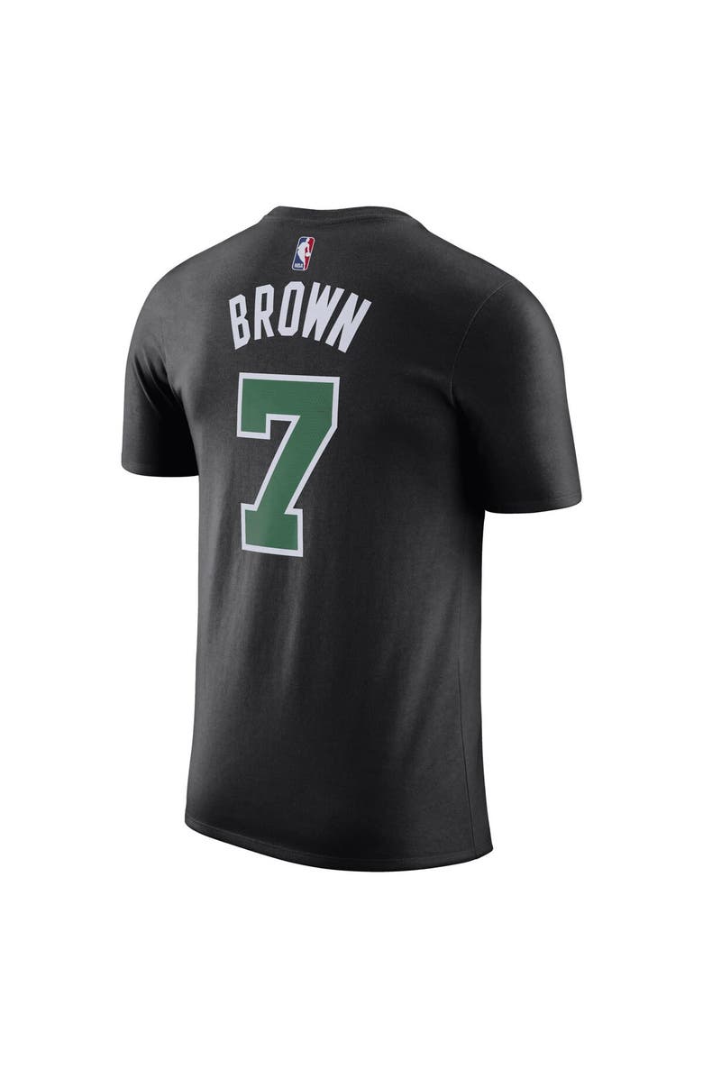 Jordan Brand Men's Jordan Brand Jaylen Brown Black Boston Celtics 2022/23 Statement Edition Name & Number T-Shirt, Alternate, color, Black