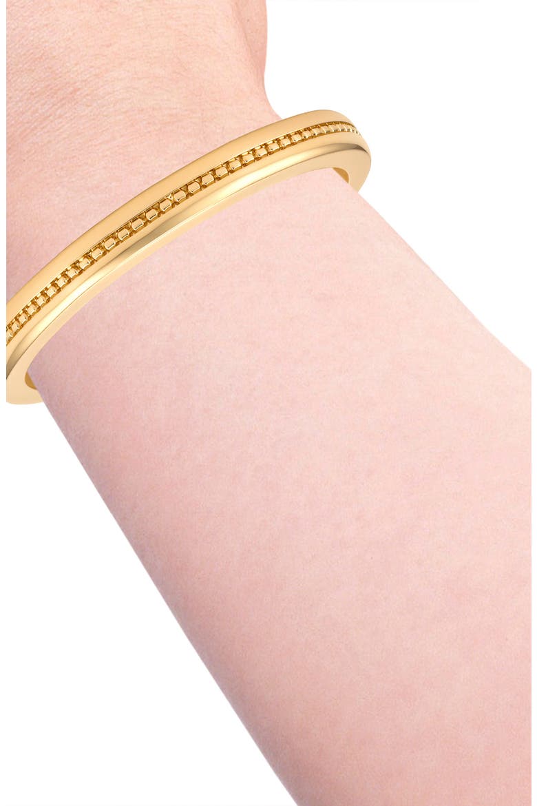 Hinged Bangle Bracelet, Alternate, color, GOLD
