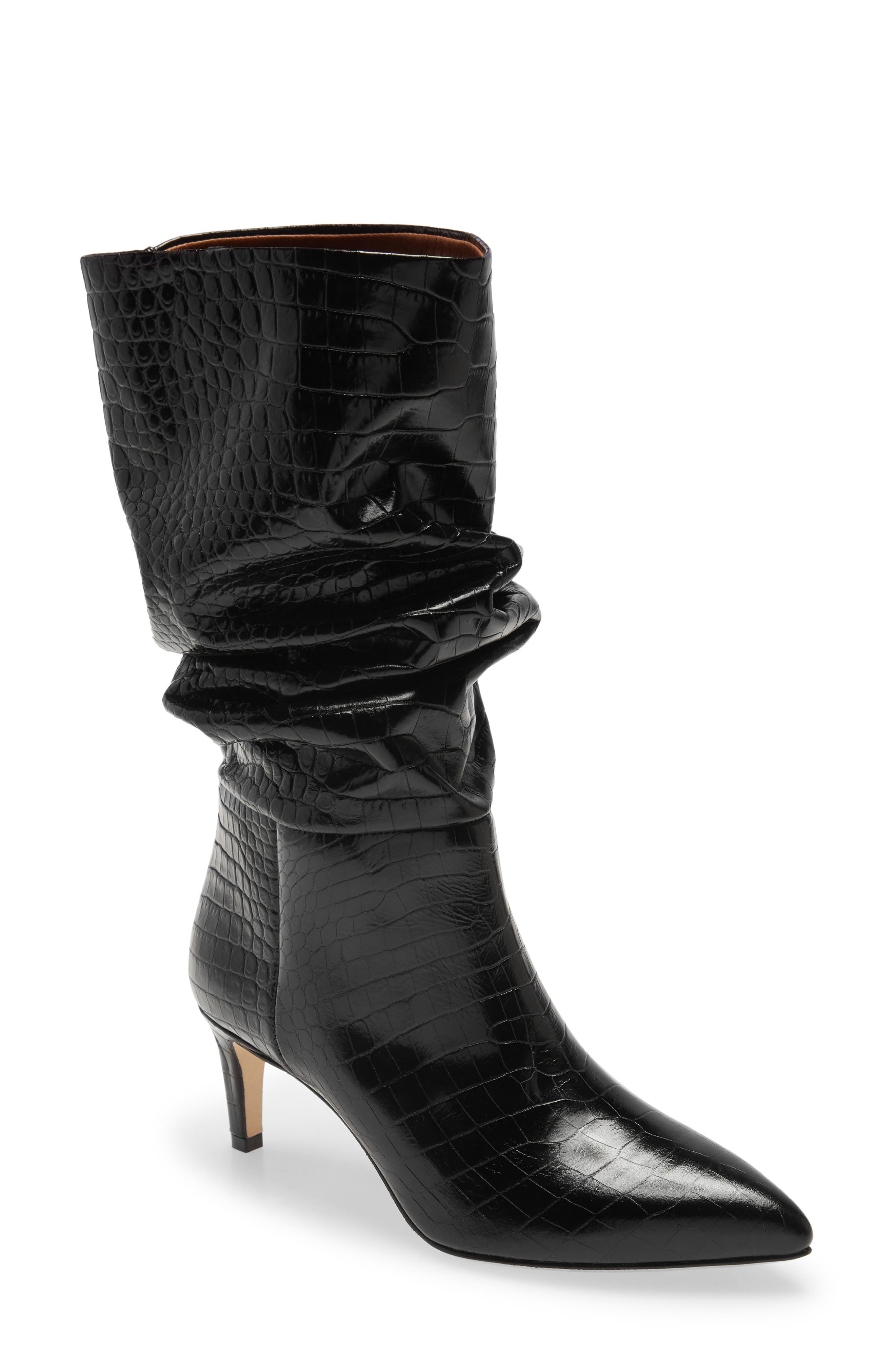 Paris Texas Slouchy Pointed Toe Boot, Main, color, 