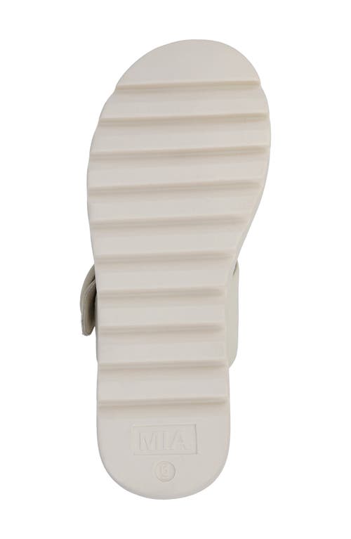 Shop Mia Odal Platform Wedge Sandal In Seashell