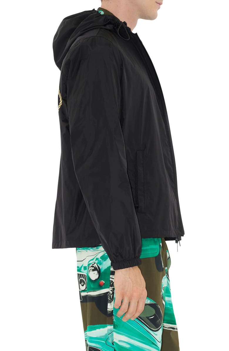 Burberry Newport EKD Jacket, Alternate, color, Black