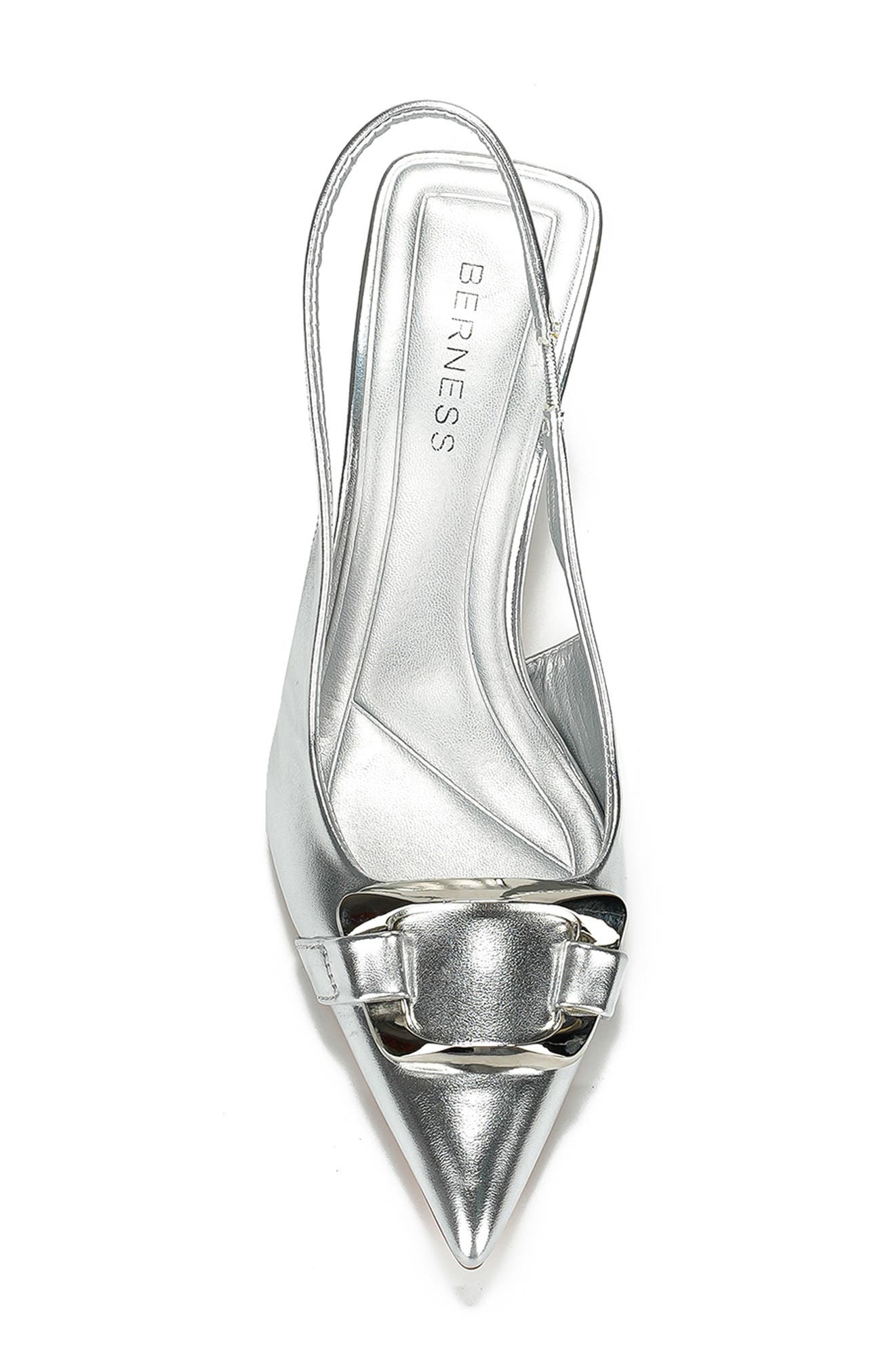 BERNESS Cindy Slingback Pump, Alternate, color, Silver