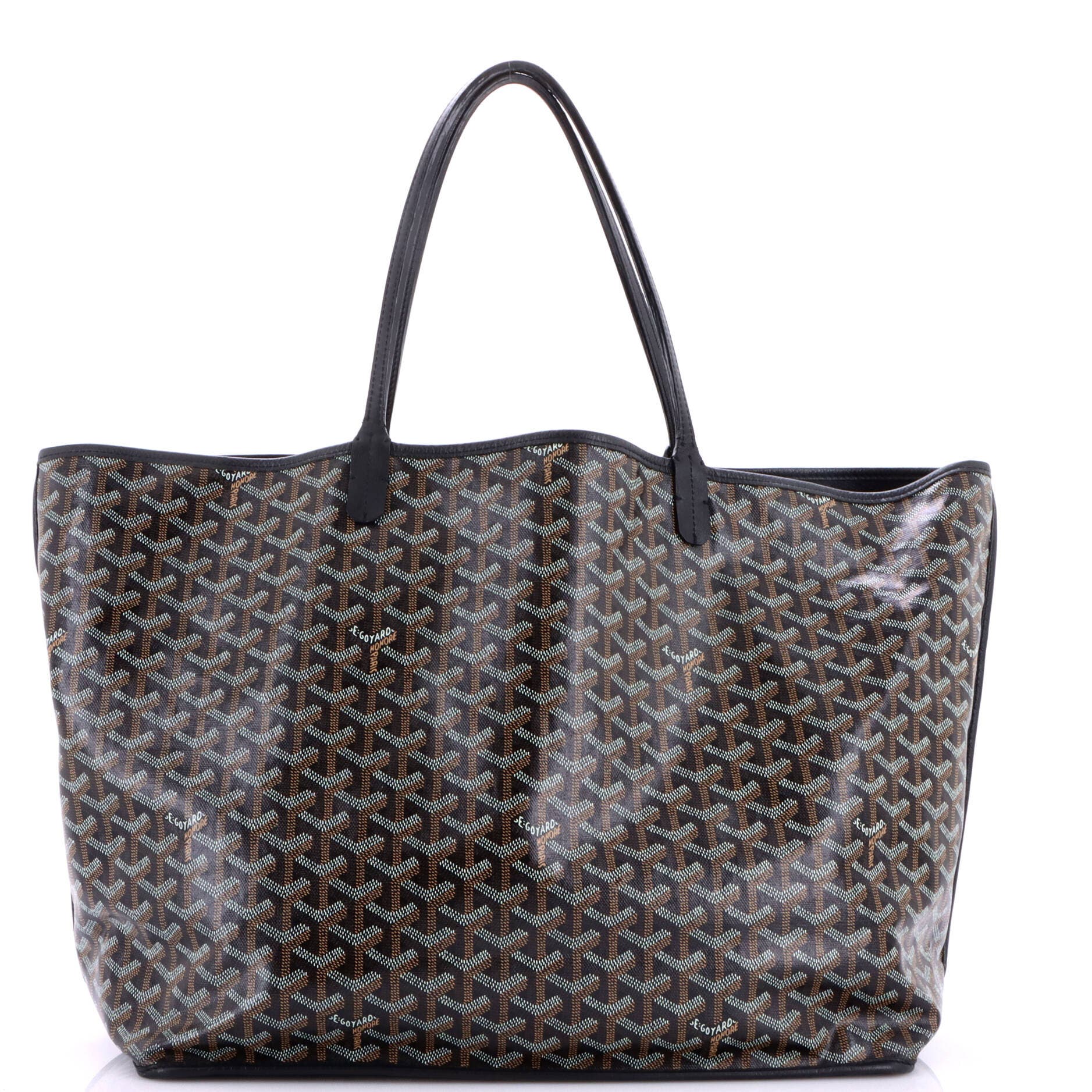 Anjou Reversible Tote Coated Canvas GM, Main, color, Black