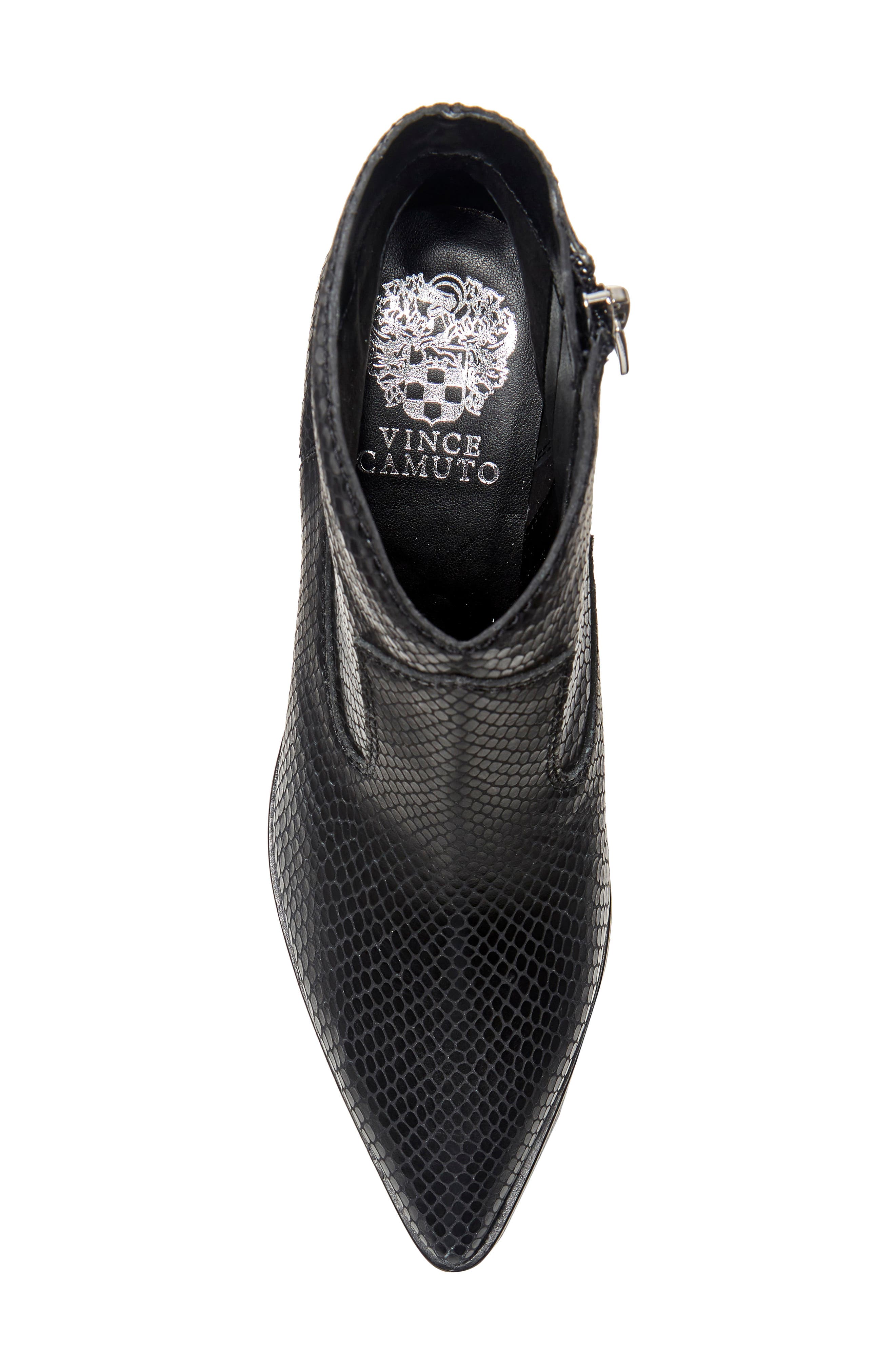 Vince Camuto Jemeila Snake Embossed Bootie, Alternate, color, 