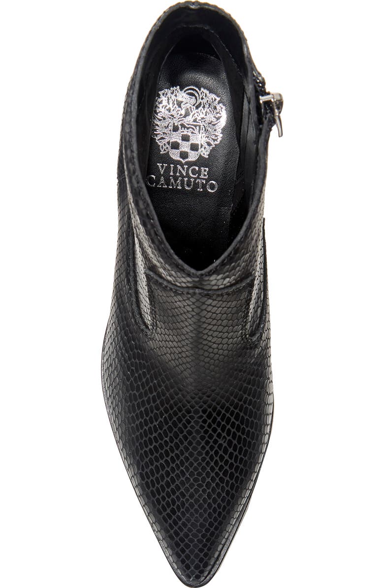 Vince Camuto Jemeila Snake Embossed Bootie, Alternate, color,