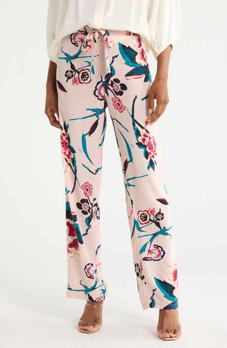 Diane Wide Leg Silk Pants