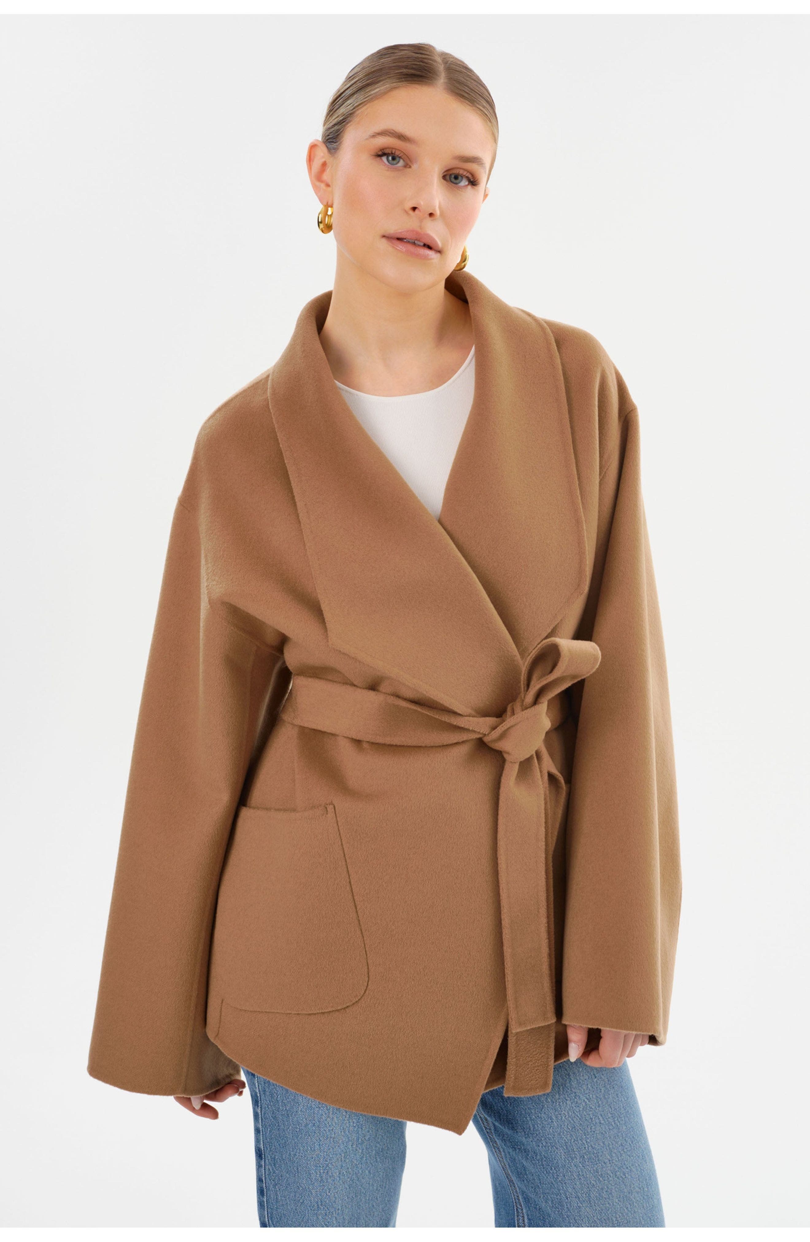 Mekia| Double Face Wool Coat