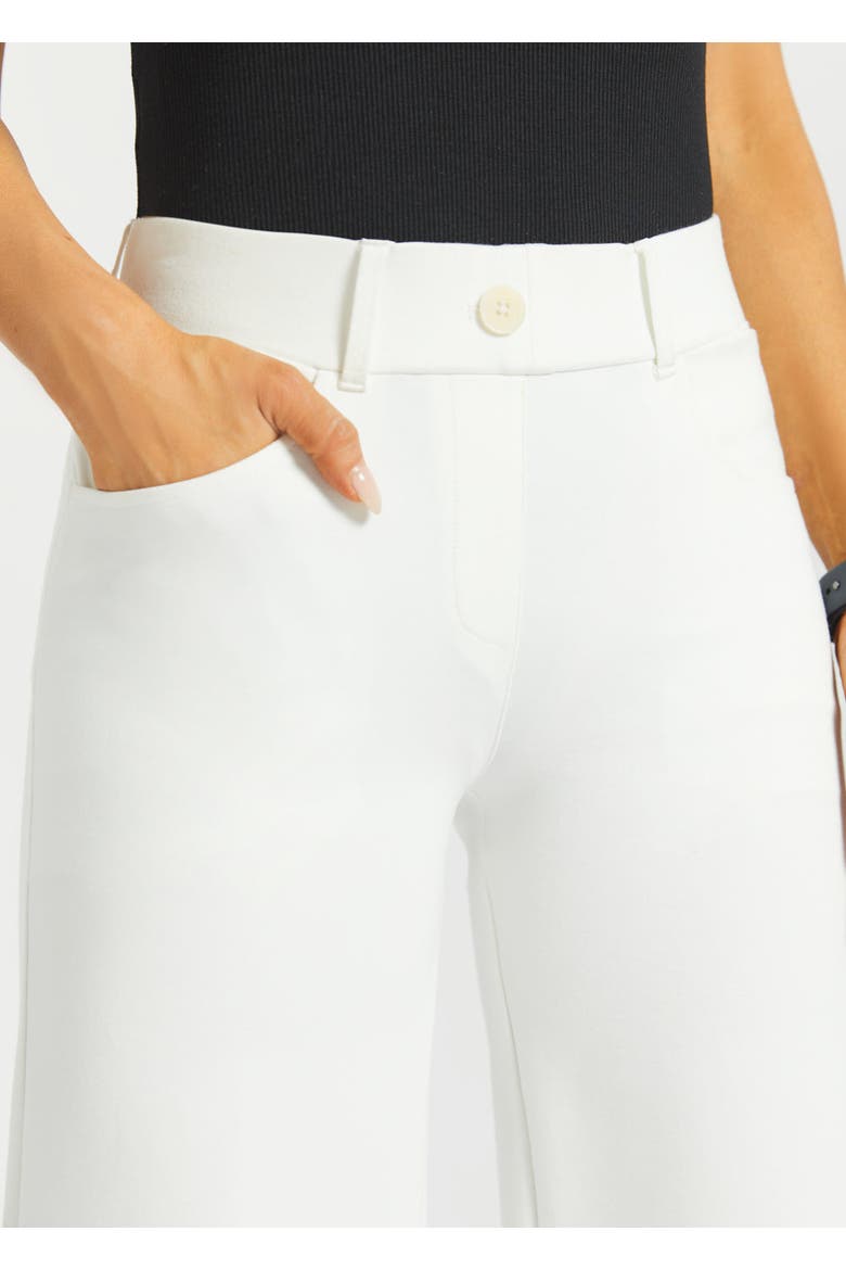 7 Pocket DPYP Dress Pant Yoga Pant Crop Wide, Alternate, color, Star White