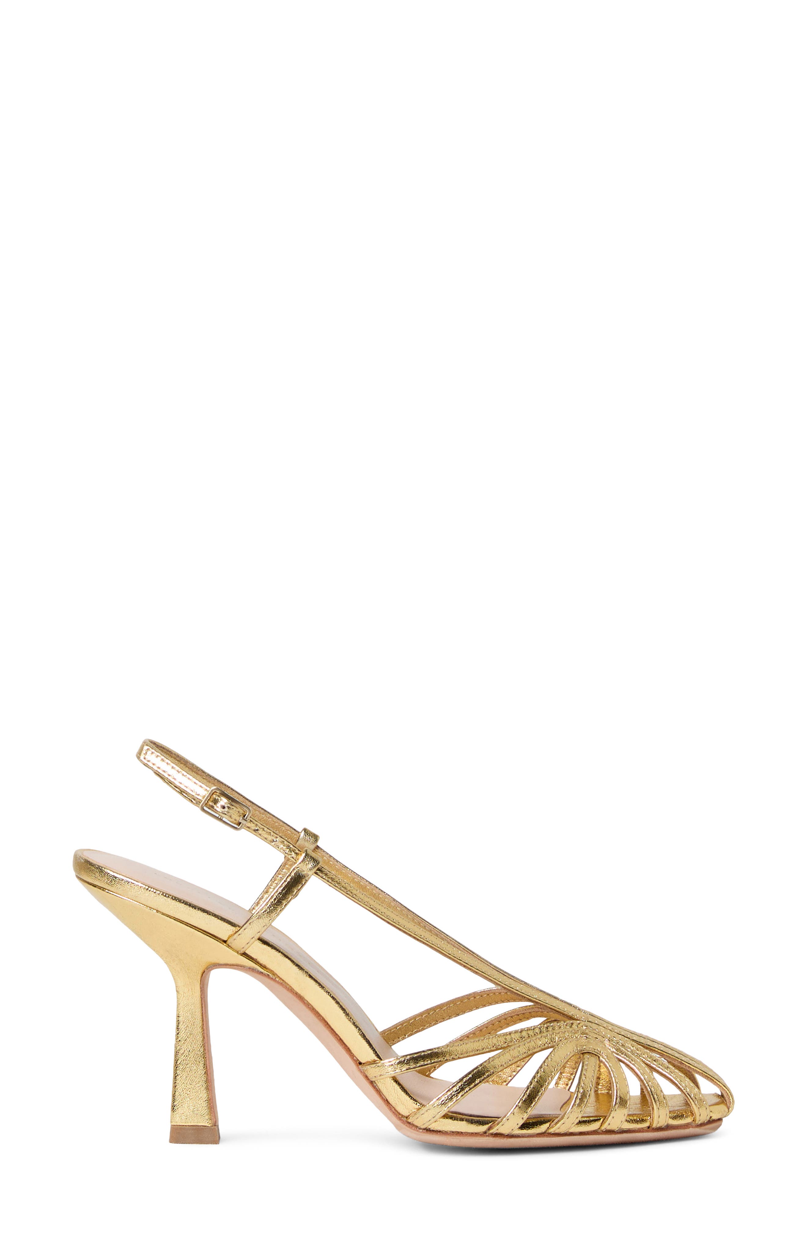 Loeffler Randall Alexandra Slingback Sandal, Alternate, color, Gold