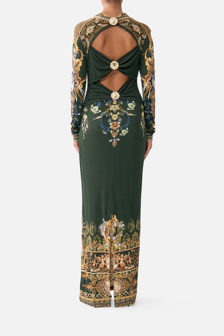 Back Detail Jersey Dress, Alternate, color, The Secession Sessions