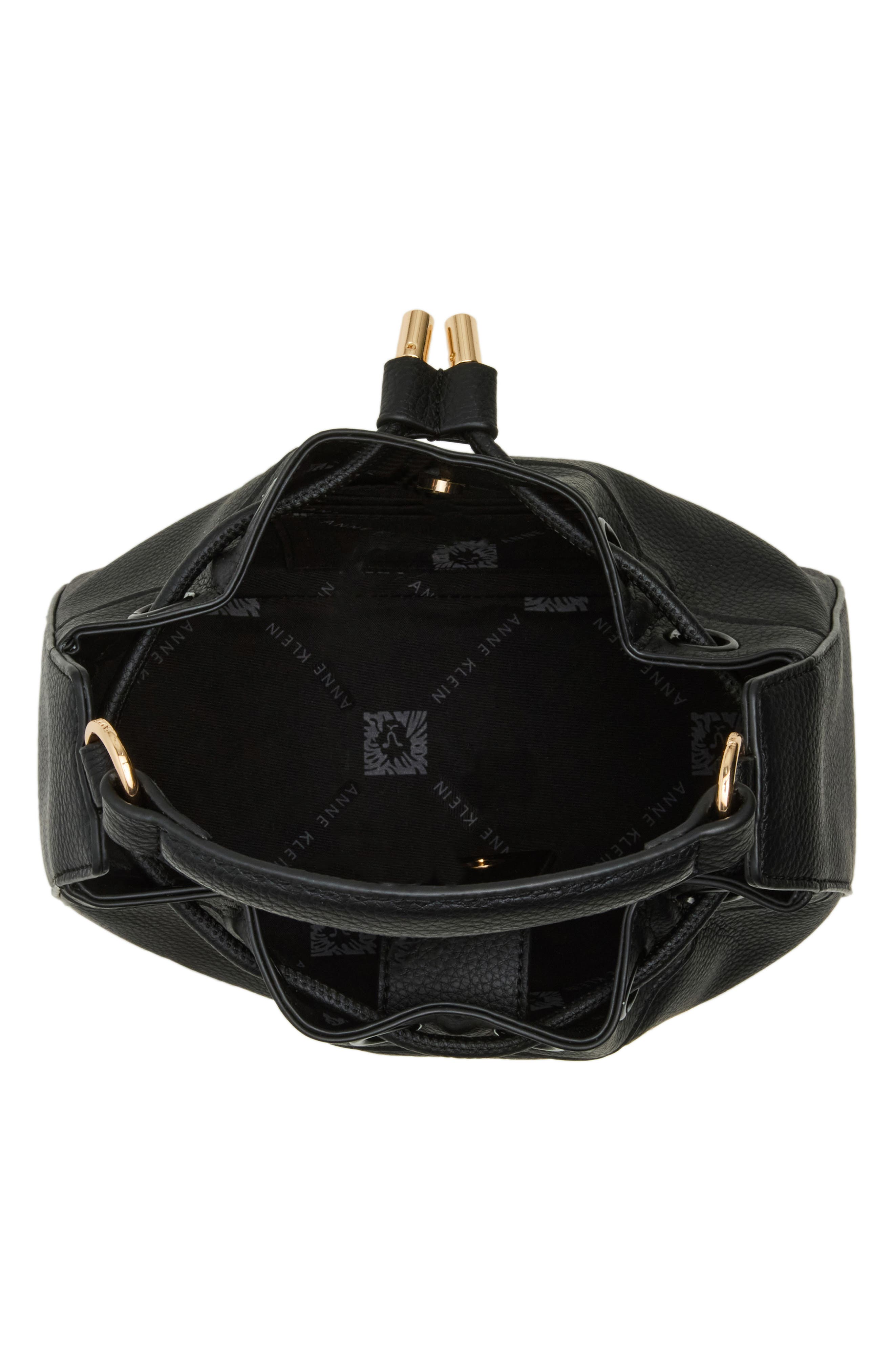 Anne Klein Drawstring Bucket Crossbody Bag, Alternate, color, 