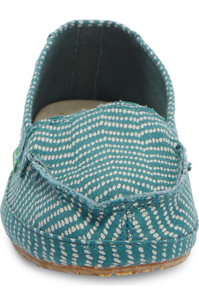 Sanuk Izabella Flat, Alternate, color, Malachite