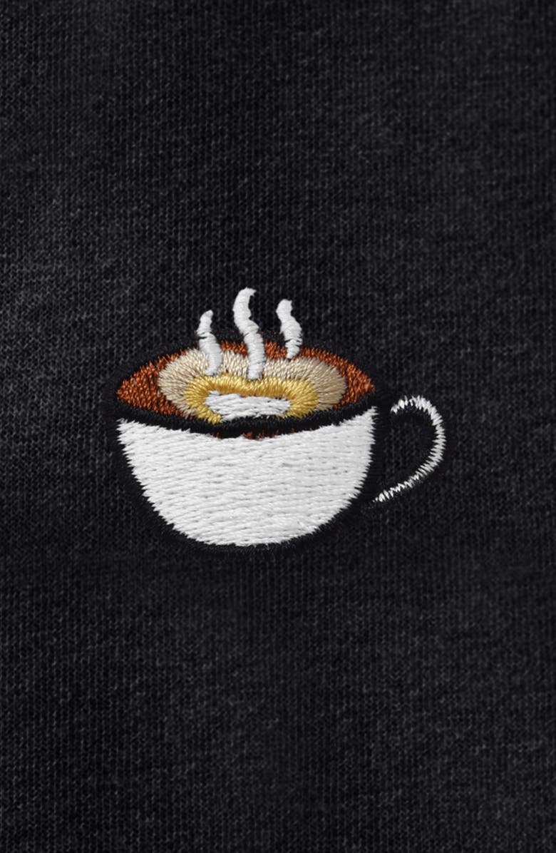 Dalix Cappuccino Zip Fleece Hoodie, Alternate, color, Black