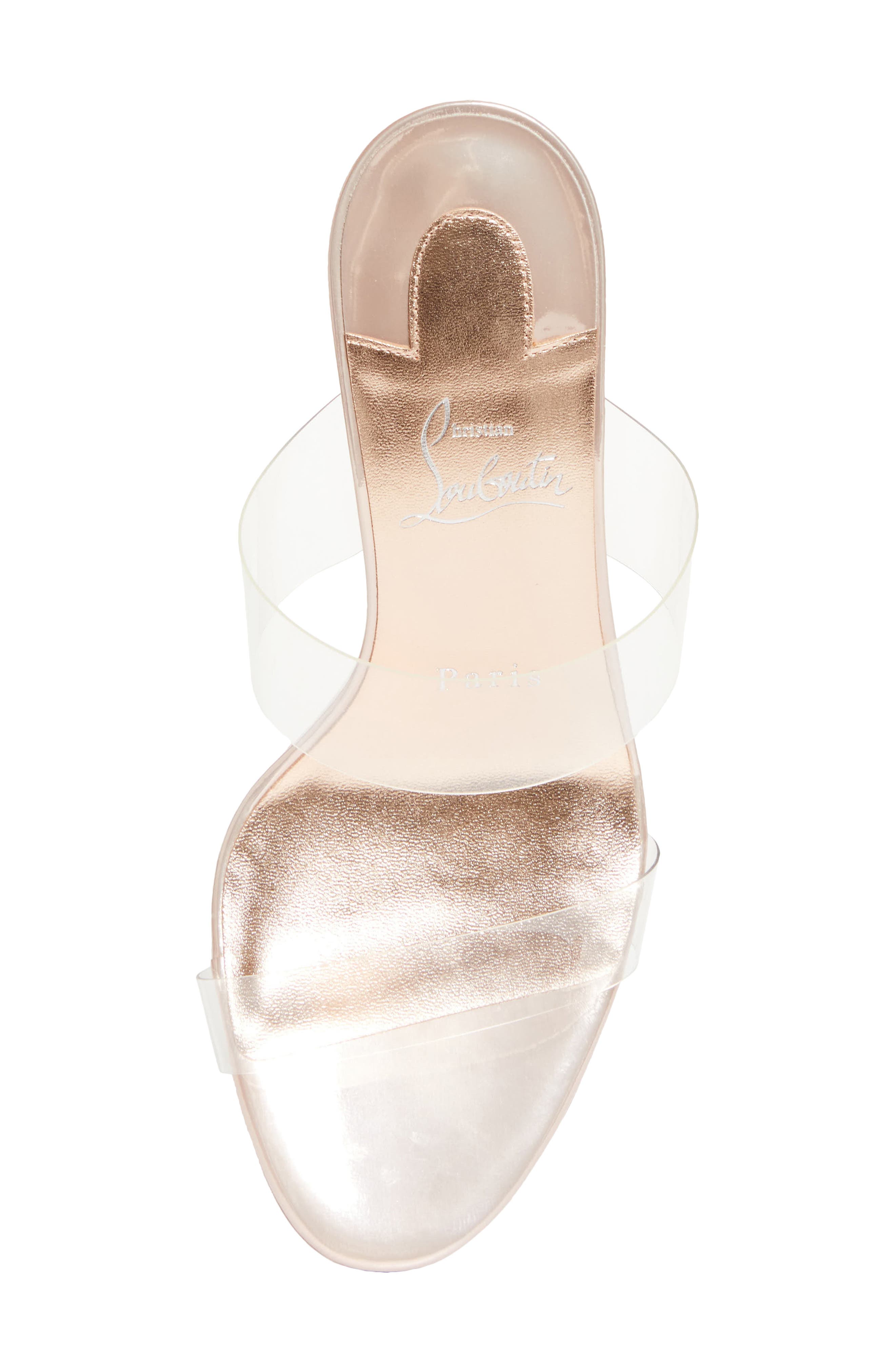 Christian Louboutin Just Nothing Sandal, Alternate, color, Leche/ Lin Leche