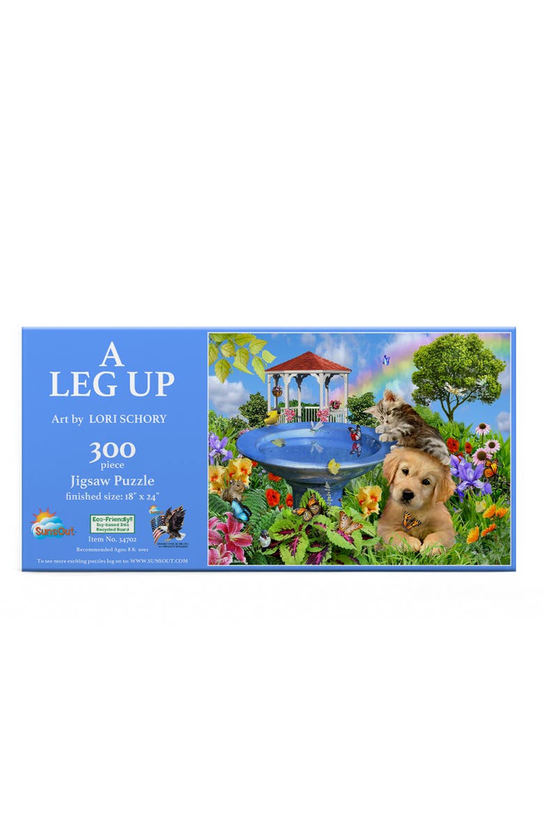 Sunsout A Leg Up 300 piece Jigsaw Puzzle for Adults, Alternate, color, Multicolor