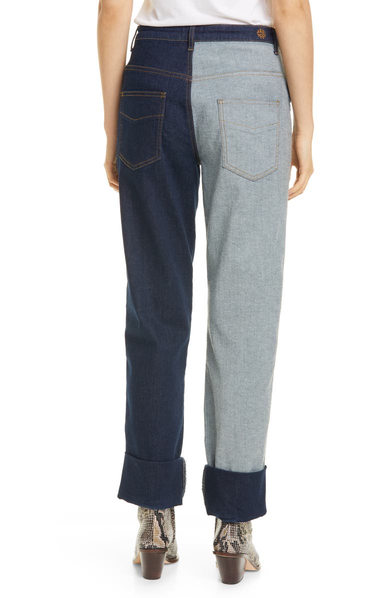 Baum und Pferdgarten Nadeen Inside Out High Waist Ankle Jeans, Alternate, color, 