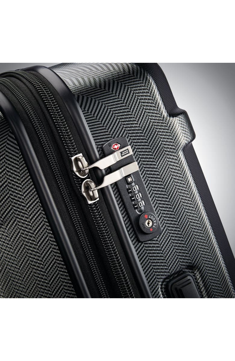 Hartmann Century Deluxe Extended Journey Expandable Spinner 30, Alternate, color, Black/Gunmetal