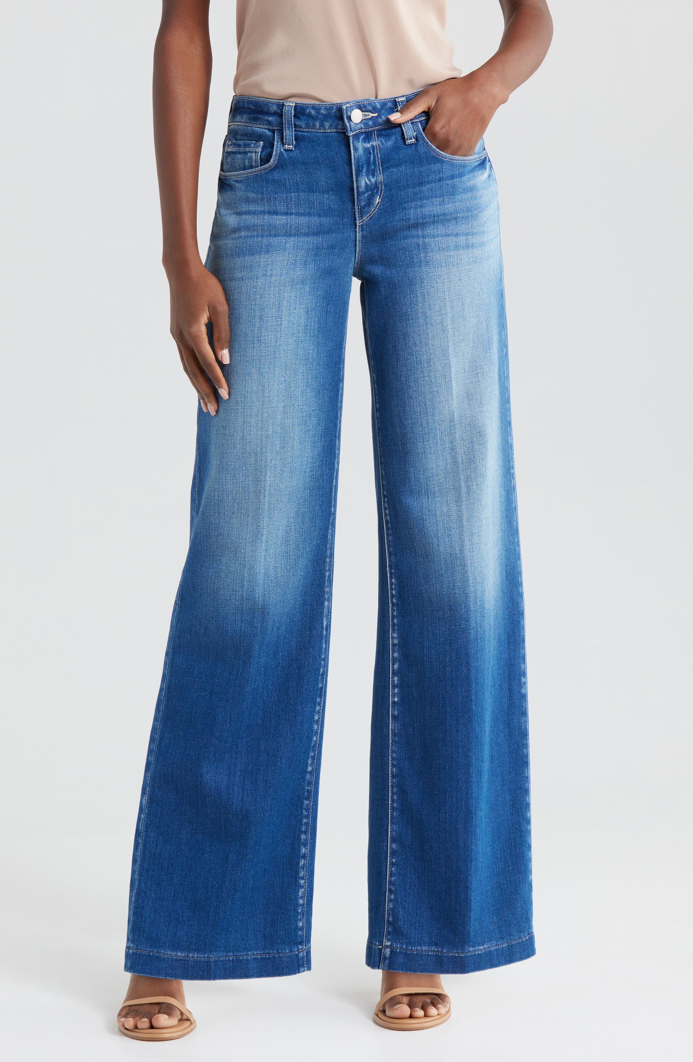 L'AGENCE Joanne Wide Leg Jeans