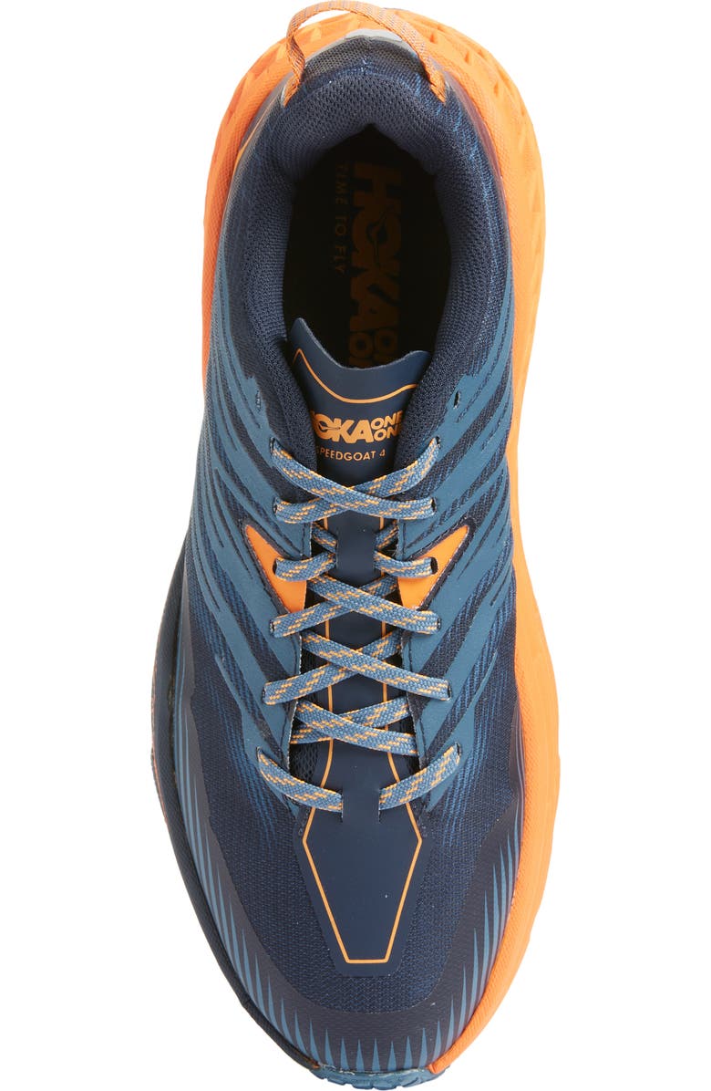 HOKA Speedgoat 4 Trail Running Shoe, Alternate, color,