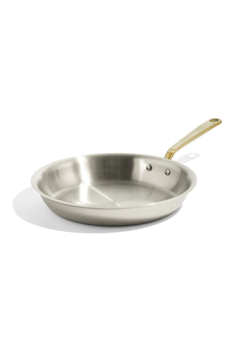 Stainless Clad 12-Inch Fry Pan, Main, color, STAINLESS