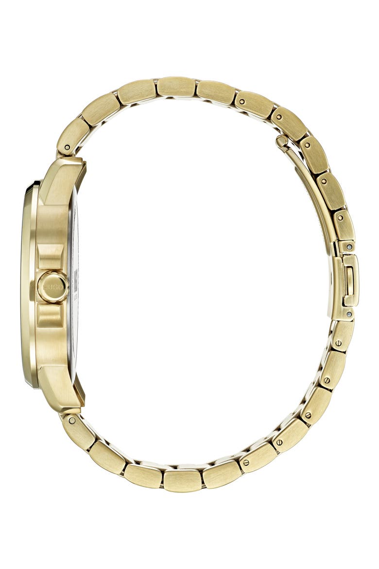 Bracelet Watch, 42mm, Alternate, color, GOLD