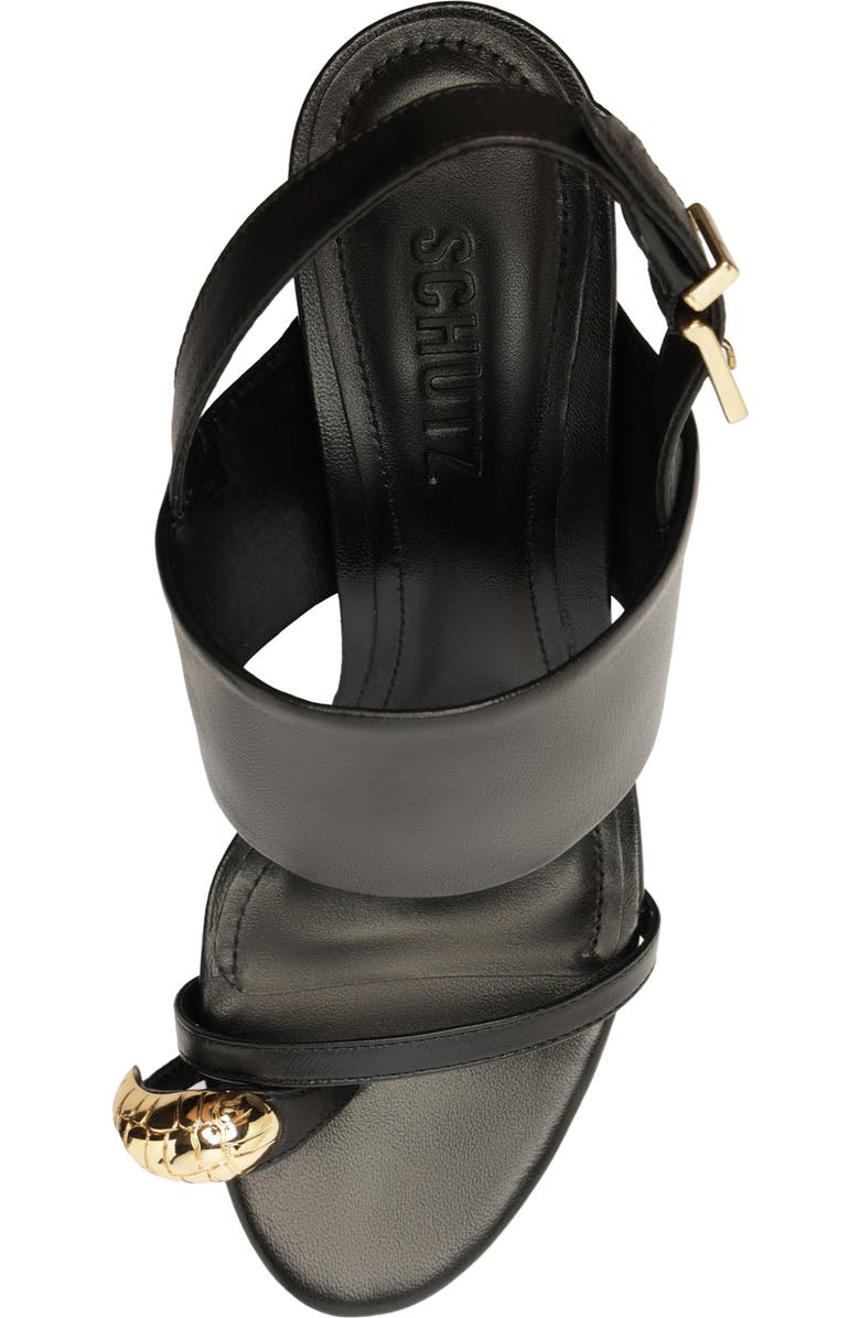 Schutz Mandy Slingback Platform Sandal, Alternate, color, Black