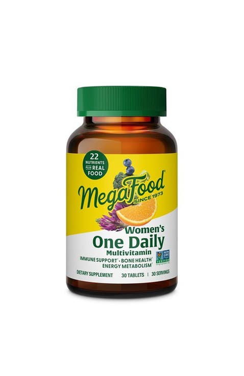 One Daily Multivitamin for Women for Energy Metabolism & Immune Support, Vegetarian, 30 Tablets