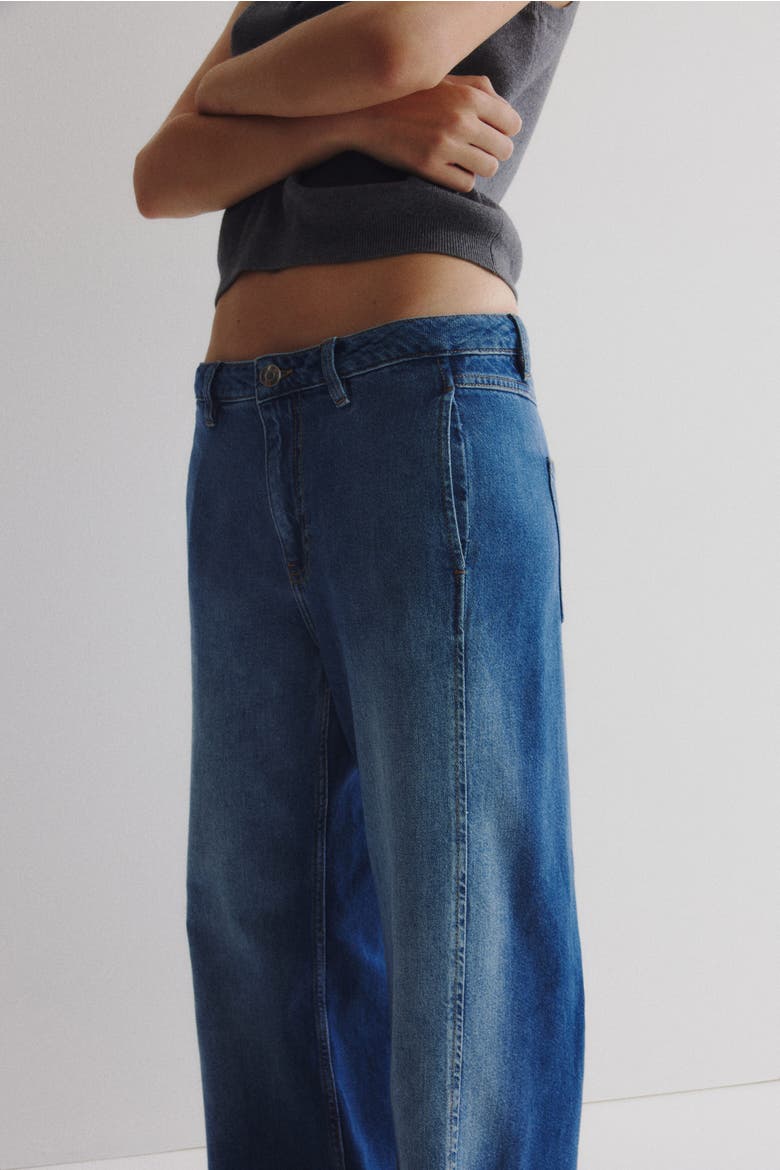 Wide Regular Jeans, Alternate, color, Denim blue
