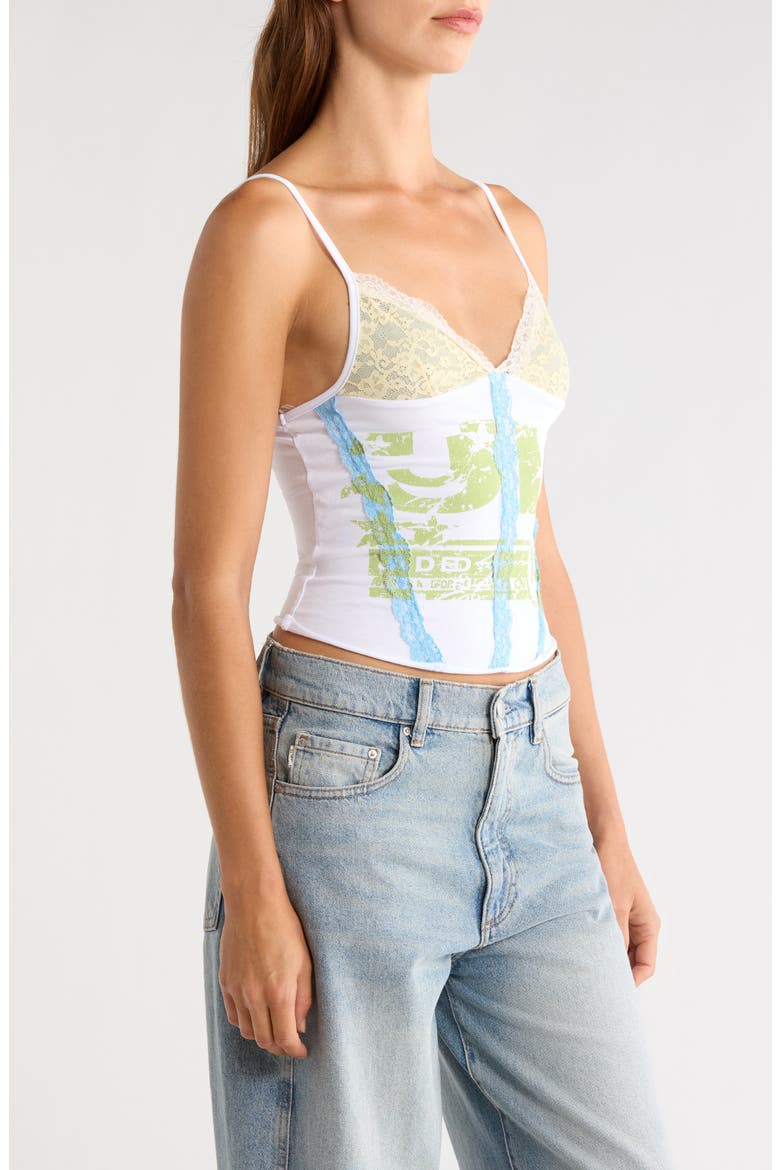 Jersey Camisole With Lace Cups, Alternate, color, MULTI