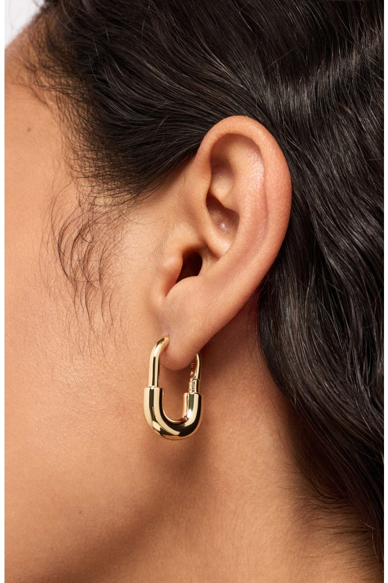 Brynley Hoop Earrings, Alternate, color, GOLD
