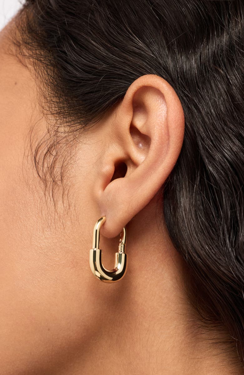 Ana Luisa Brynley Hoop Earrings, Alternate, color, Gold