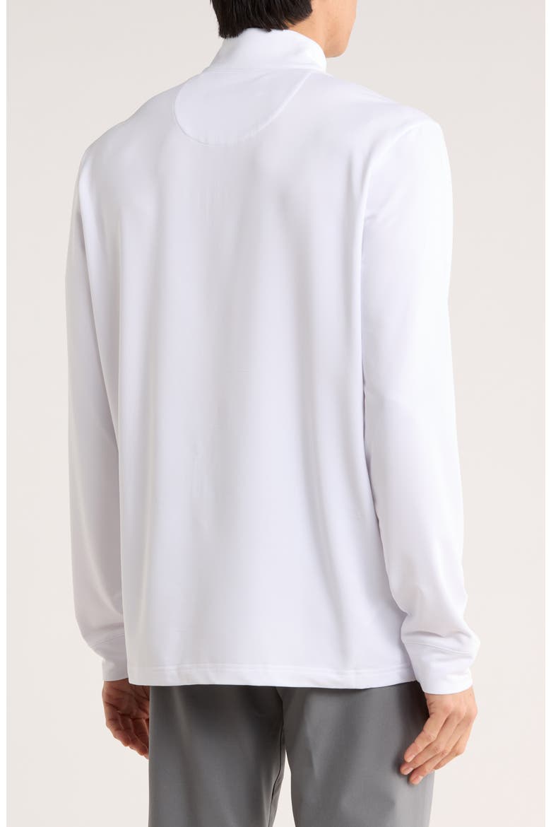 Earl Quarter Zip Pullover, Alternate, color, BRIGHT WHITE