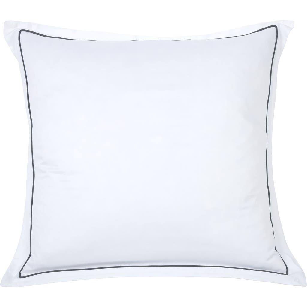 Pom Pom At Home Sheena Sateen Euro Pillow Sham In Midnight