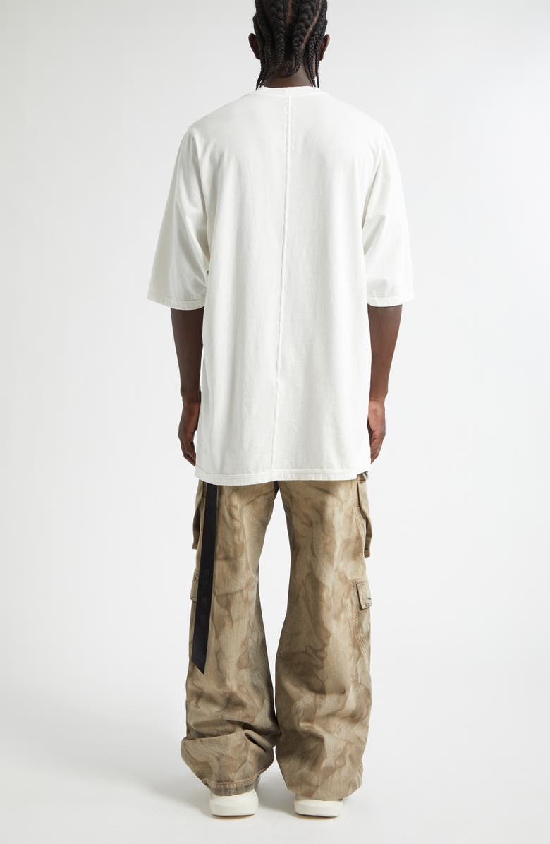 Rick Owens DRKSHDW Jumbo Temple Graphic T-Shirt, Alternate, color, Milk/ Black