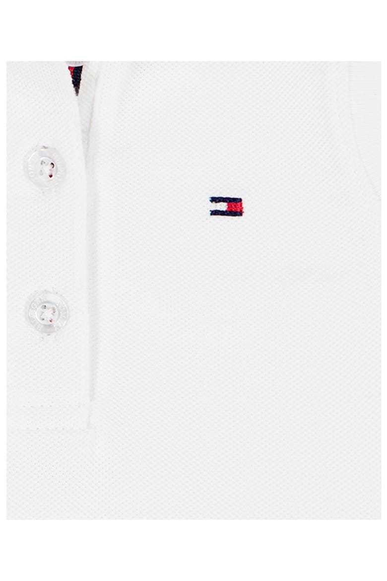 Sleeveless Polo Dress, Alternate, color, WHITE