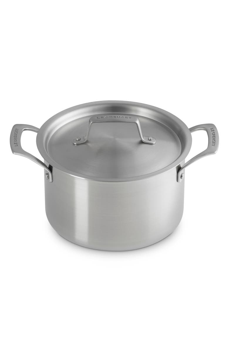Le Creuset 4-Quart Essential Stainless Steel Stock Pot, Alternate, color, Stainless Steel
