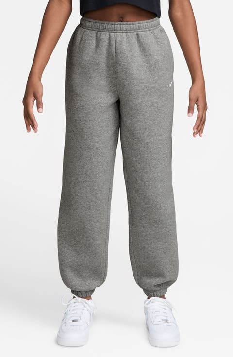 Kids' Sportswear Studio Fleece Loose Pants (Big Kid)