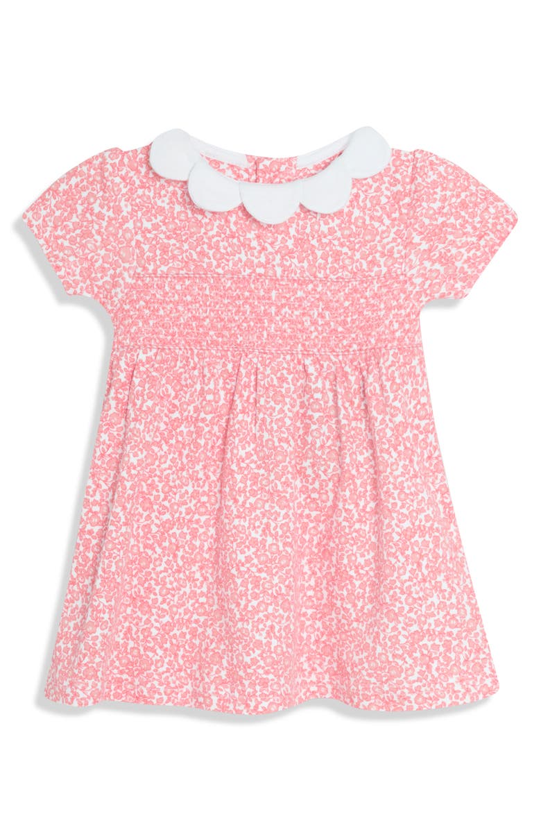 JOJO MAMAN BEBE Floral Cotton Dress & Bloomers, Alternate, color, Pink