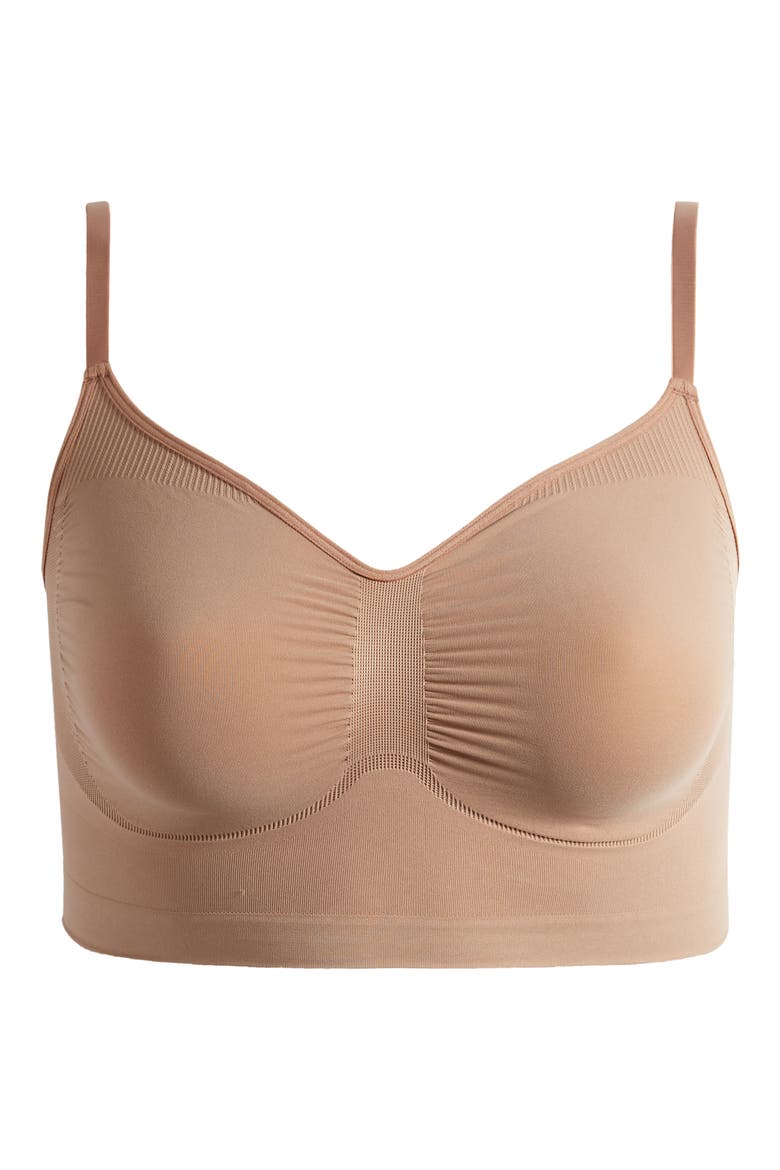 Seamless Sculpt Bralette, Main, color, SIENNA