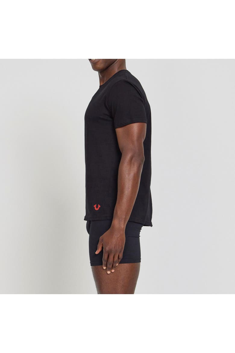 Mens Undershirts 4 Pack Lightweight Mens Undershirt, 100% Cotton Black, Alternate, color, Black