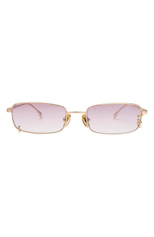 Dezi Hooked 54mm Rectangular Sunglasses In Multi