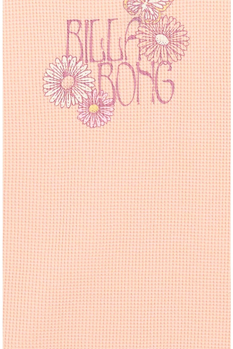 Kids' Feeling Free Long Sleeve Graphic Thermal Tee, Alternate, color, SOFT PEACH