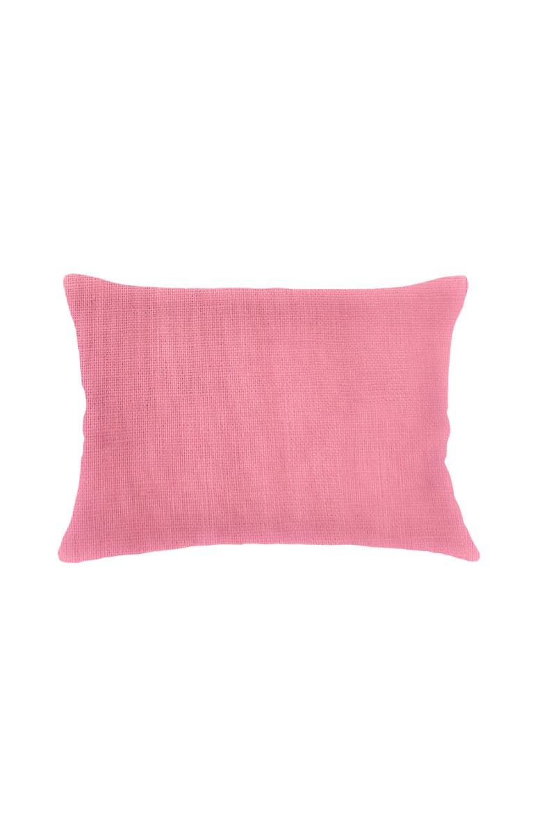 So Soft Linen Pillow with Down Alternative Insert, Main, color, Rouge