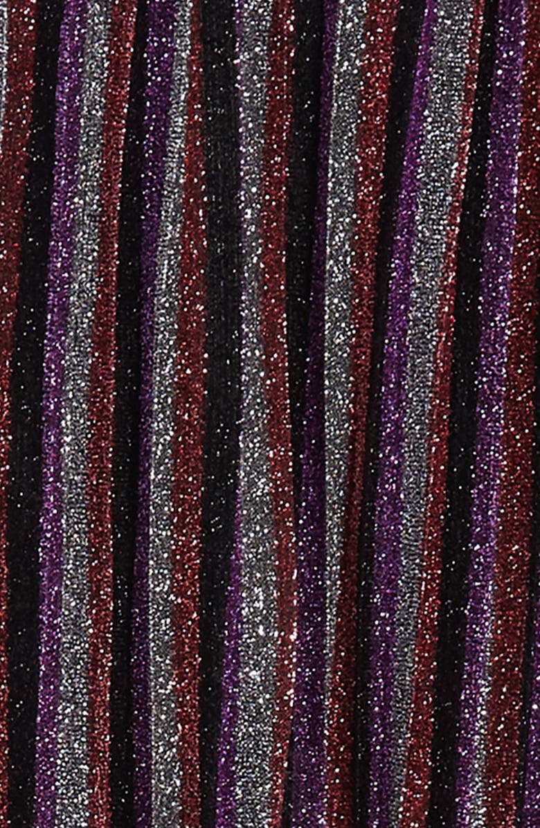 Ava & Yelly Shimmer Stripe Shift Dress, Alternate, color, 