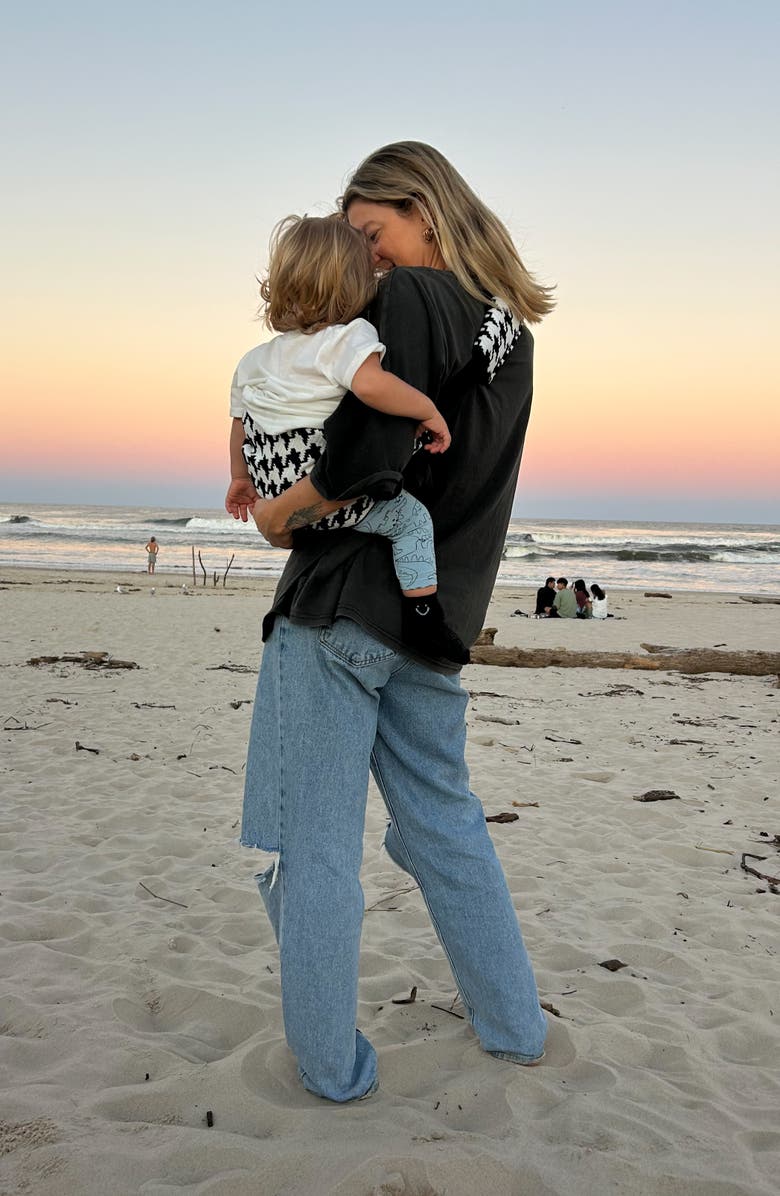 WILDRIDE Toddler Carrier, Alternate, color, Black/ White Chequered Pattern