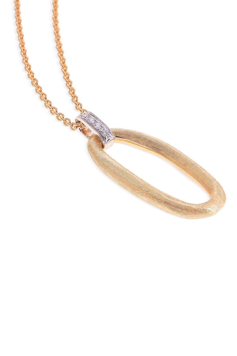 Jaipur Diamond Link Necklace, Alternate, color, YELLOW GOLD